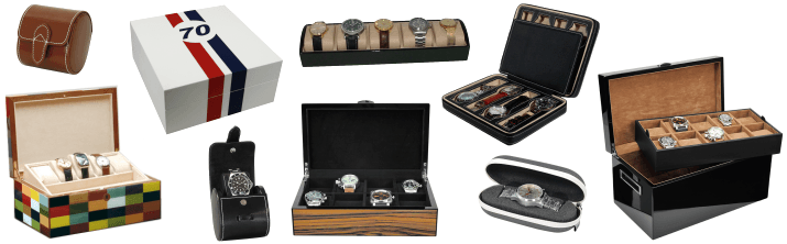 Coffrets pour montres Coffret Etui Accessoires pour montres Remontoirs horloger Étalage