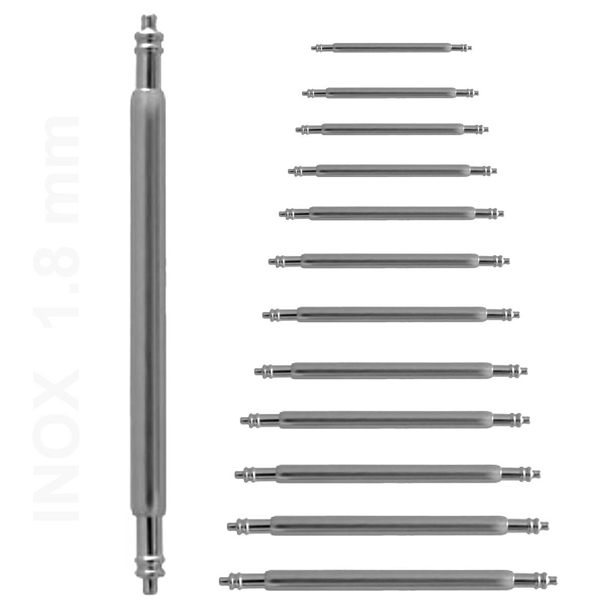 144 Barrettes à Ressort Pour Bracelet De Montre - 8 à 25 Mm, Acier Inoxydable, Kit De Réparation Avec Outils