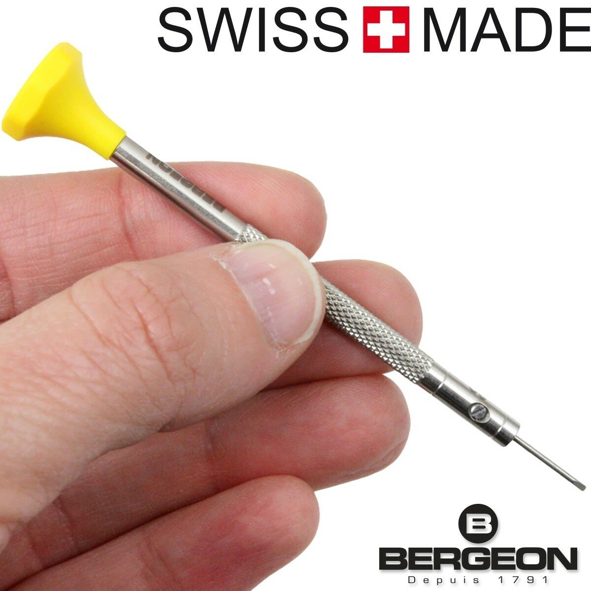 Tournevis Dynamométrique Bergeon 7965-060 - 0,60 Mm, Acier Inoxydable, Horlogerie Suisse De Précision