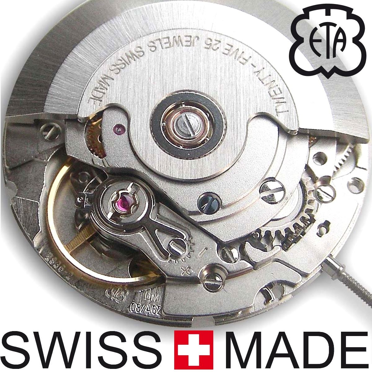 Mouvement montre automatique ETA 2836 2 joure et date Acheter un mouvement ETA d origine
