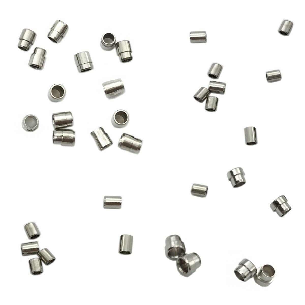 Lot De Pièces Détachées Pour Montre - Tiges, Couronnes, Tubes, Passants - Occasion