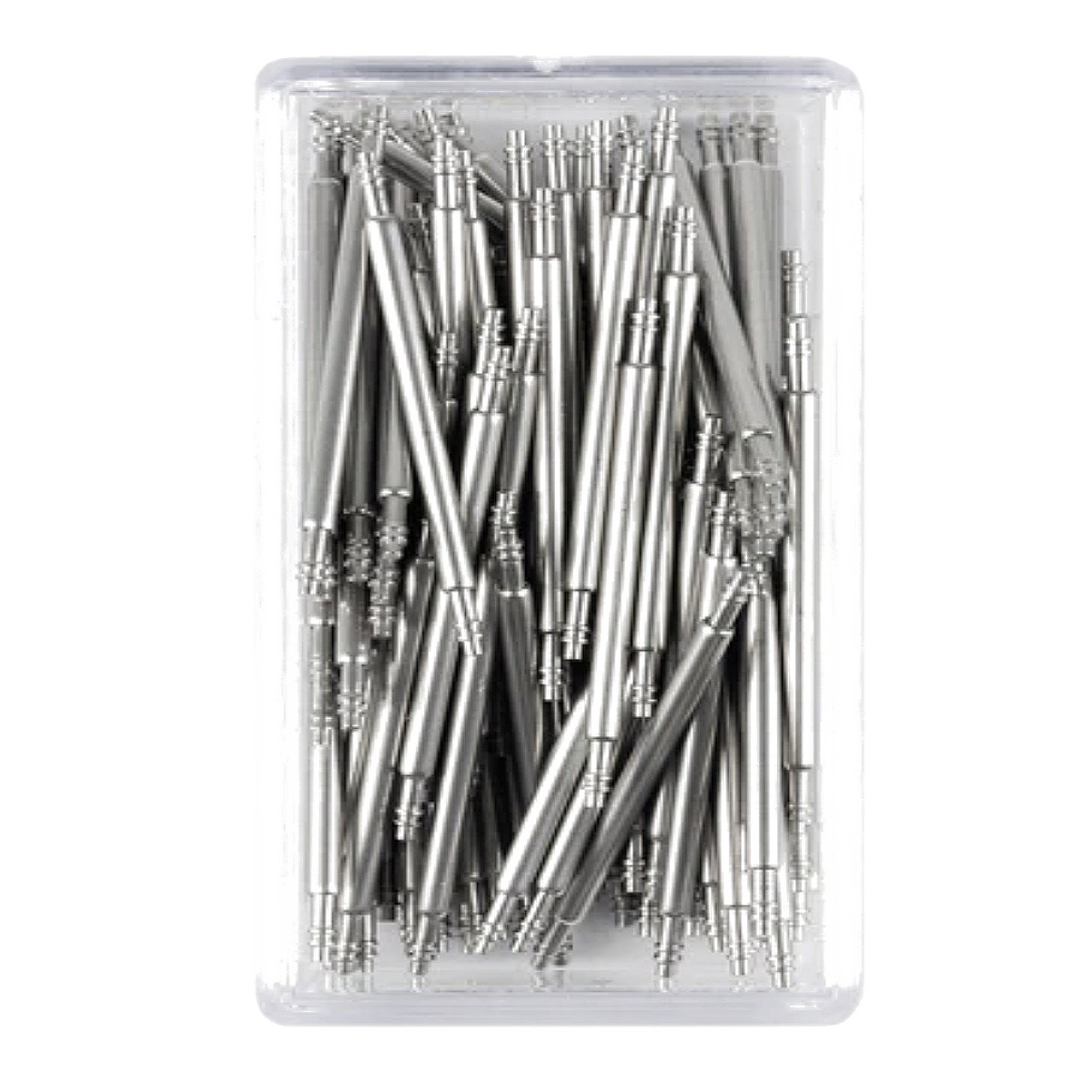 Pure Grey Lot De 2 Barrettes à Ressort De Montre En Acier Inoxydable