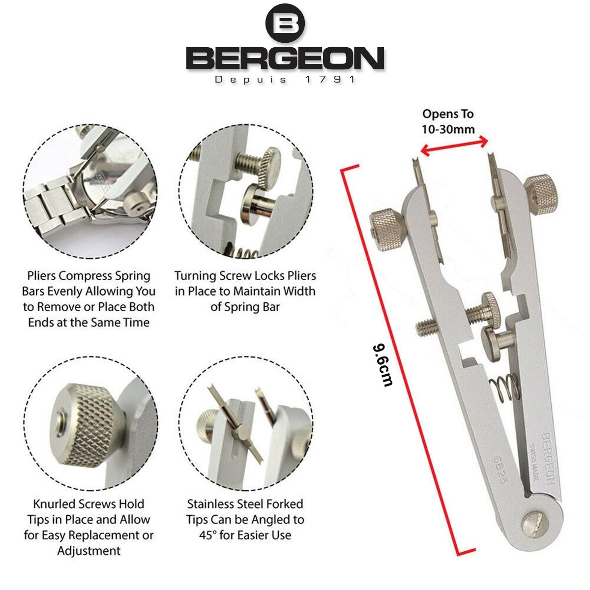 Bergeon PINCE OUTIL BERGEON  POUR HORLOGER RESTAURATIONS MONTRES VINTAGE 