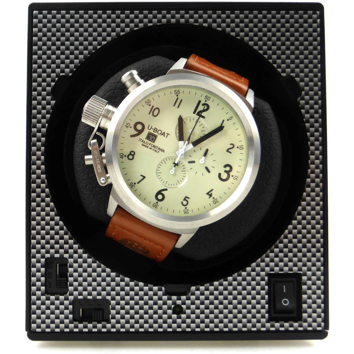 Remontoir Montre Boxy Fancy Brick PLATINE - Modulaire, Programmable, Partage D'alimentation