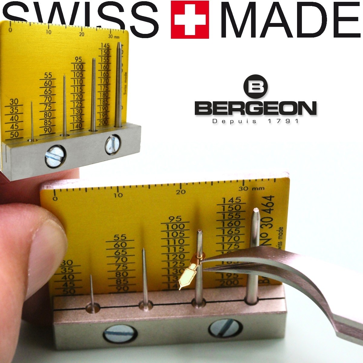OUTIL AU DIXIÈME BERGEON 0-13 mm / COMPAS DE MESURE /OUTIL D