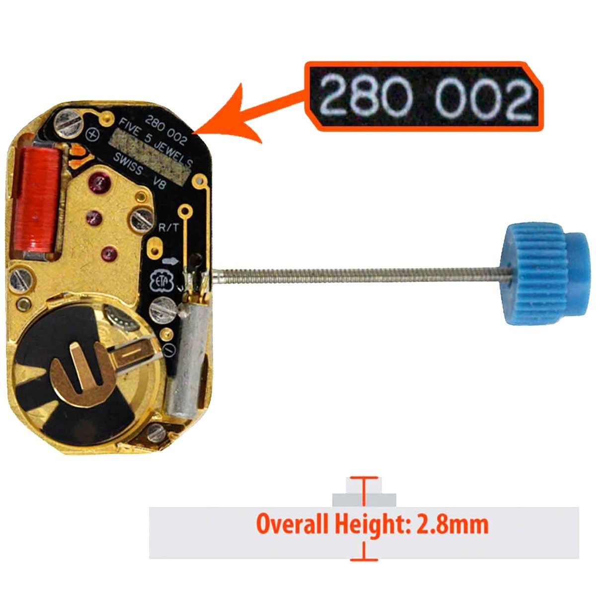 Eta 280.002 movement sale