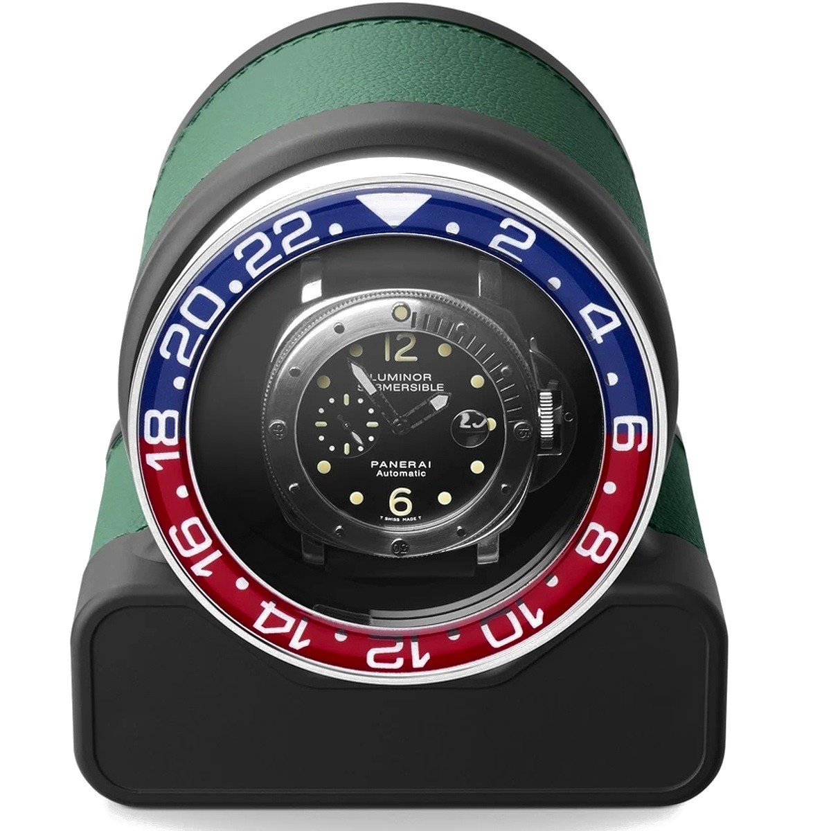 Scatola del Tempo remontoir montre Rotor One Vert Pepsi