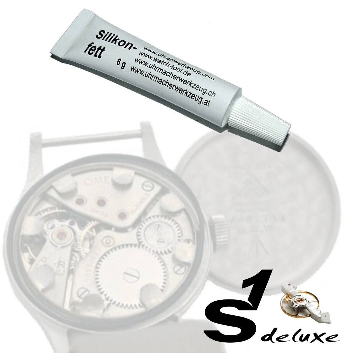 Graisse étanche Pour Montres - Pâte Silicone Pour Joints, Kit De Réparation Horloger, étanchéité Et Lubrification