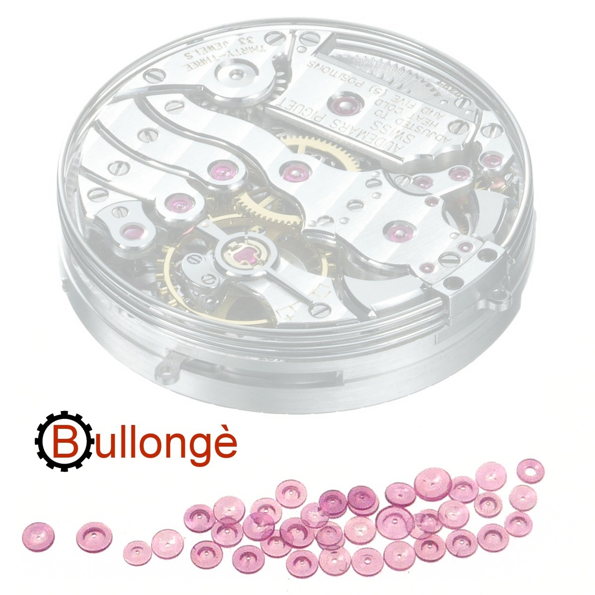 Assortiment pierres d horlogerie BULLONG HJ A Jewel palier pour