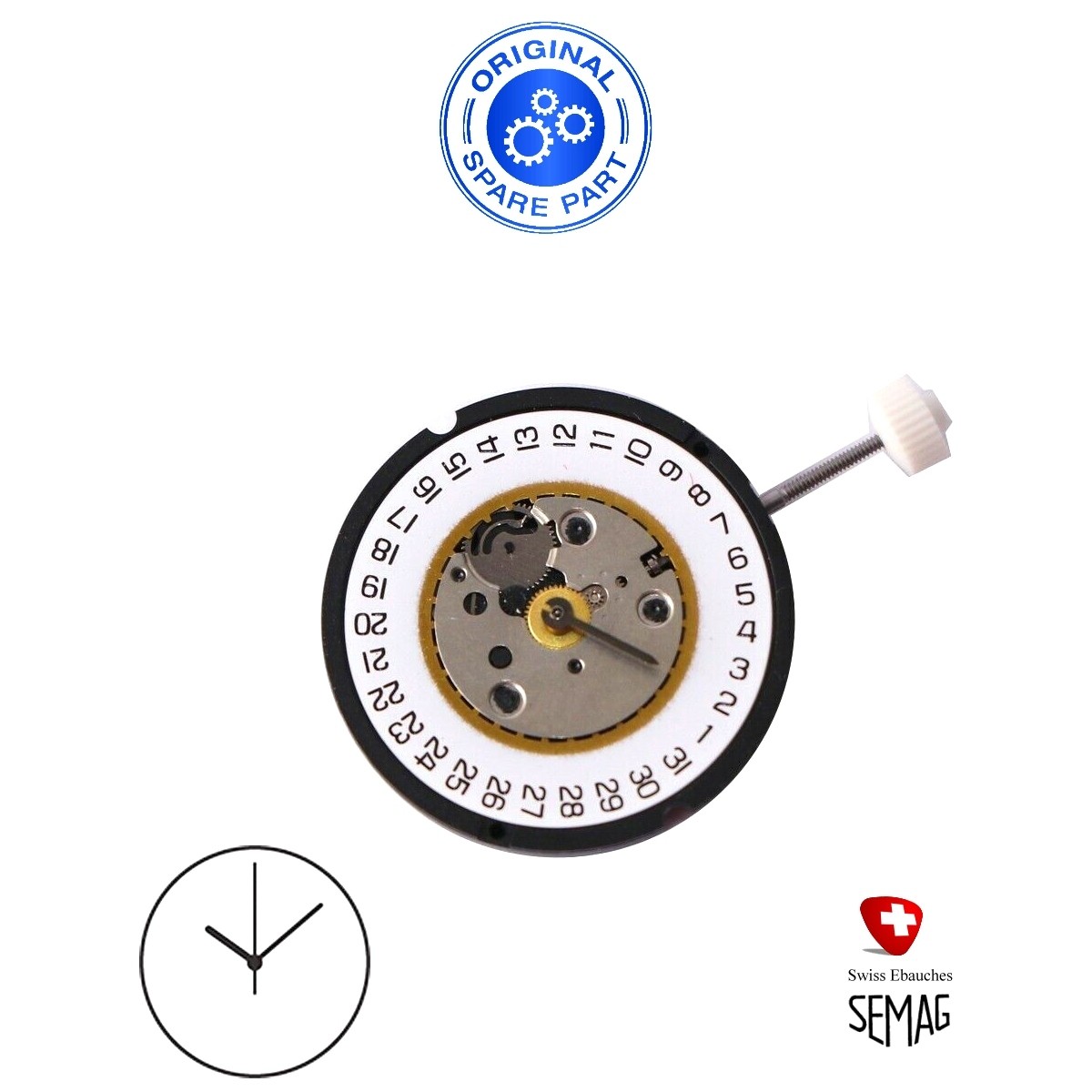 PIÈCE HORLOGERIE MONTRE TE 3611 ARBRE DE BARILLET