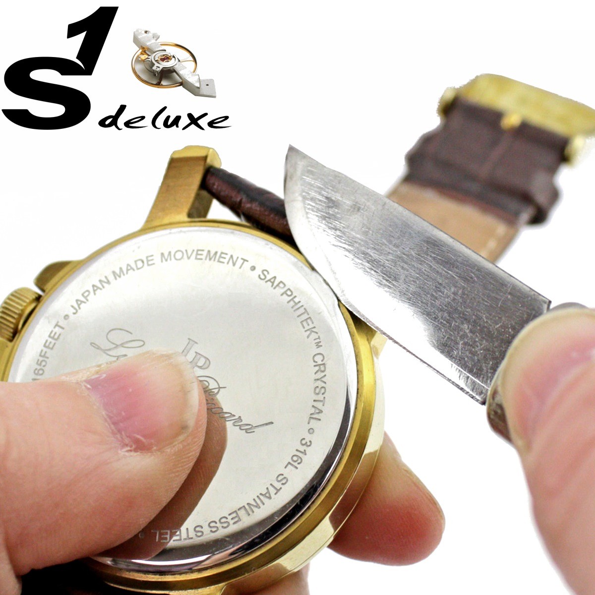 Outil d'ouverture de boîtier de montre à fond clipsé