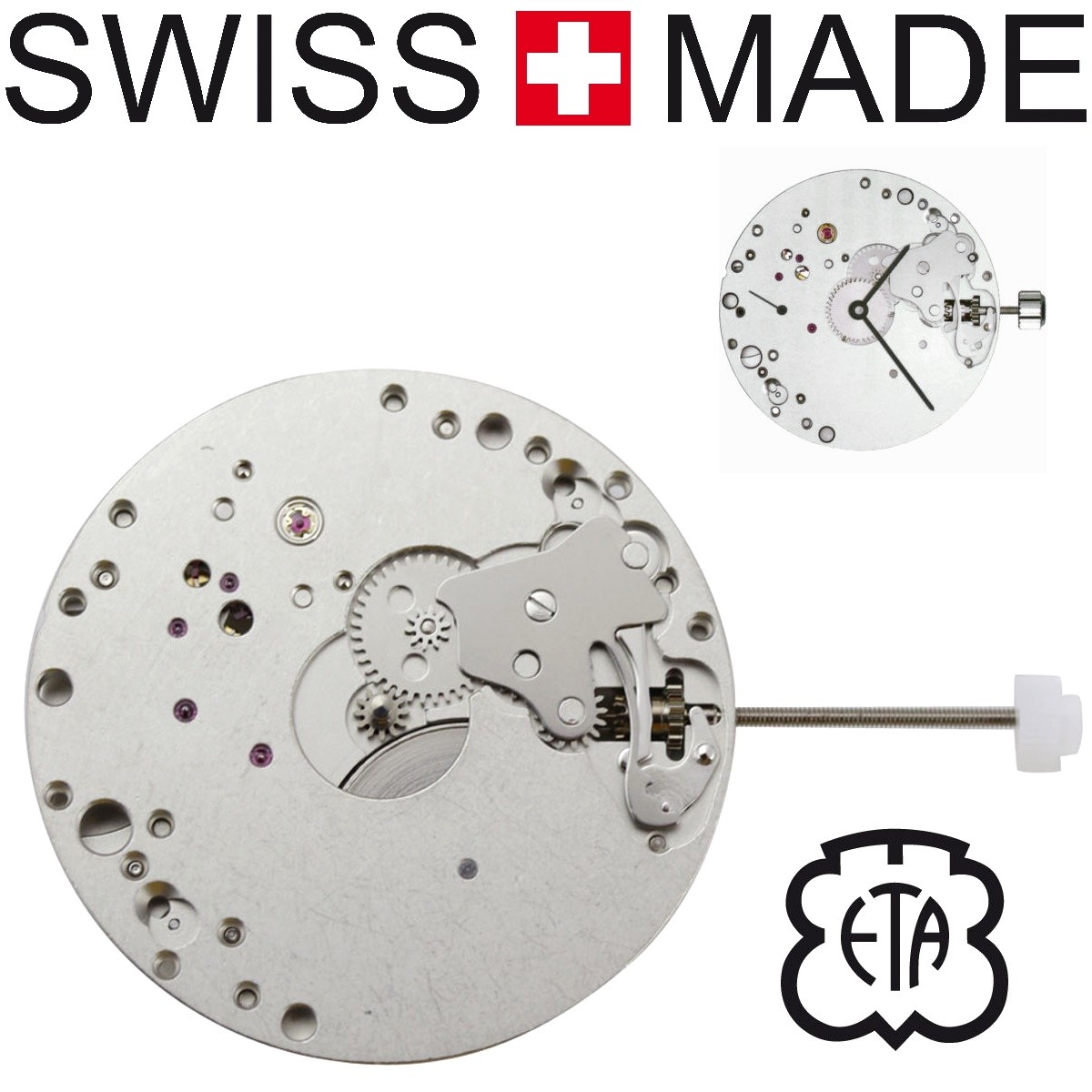 Mouvement de montre Unitas ETA 6497 1 Lepine Liste de prix mouvements ETA et options de commande