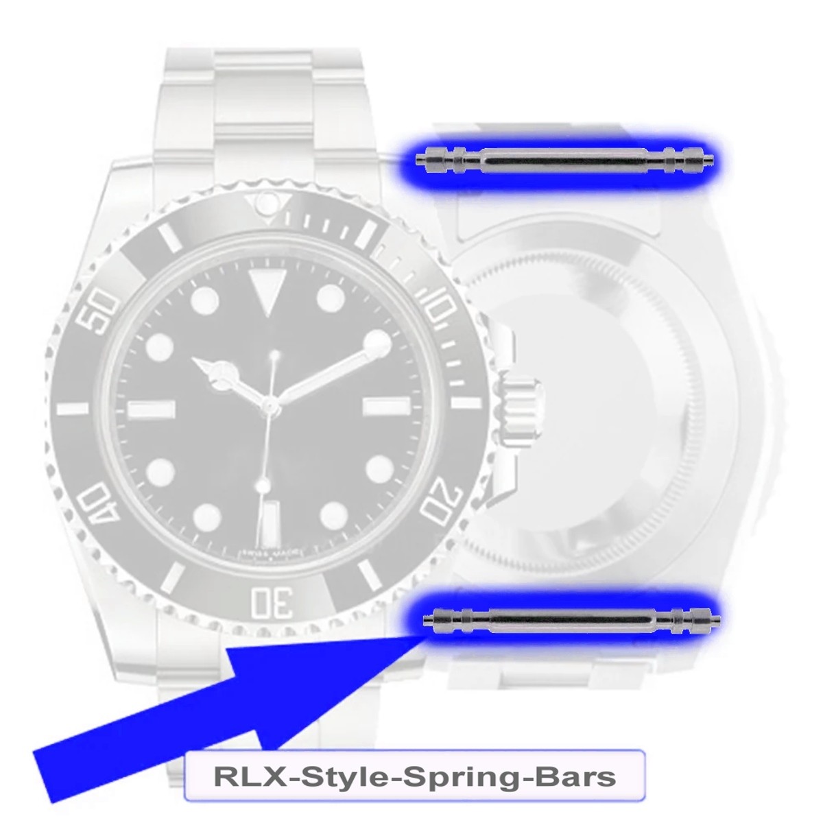 20x Barres à Ressort à Dégagement Rapide Bracelet De Montre