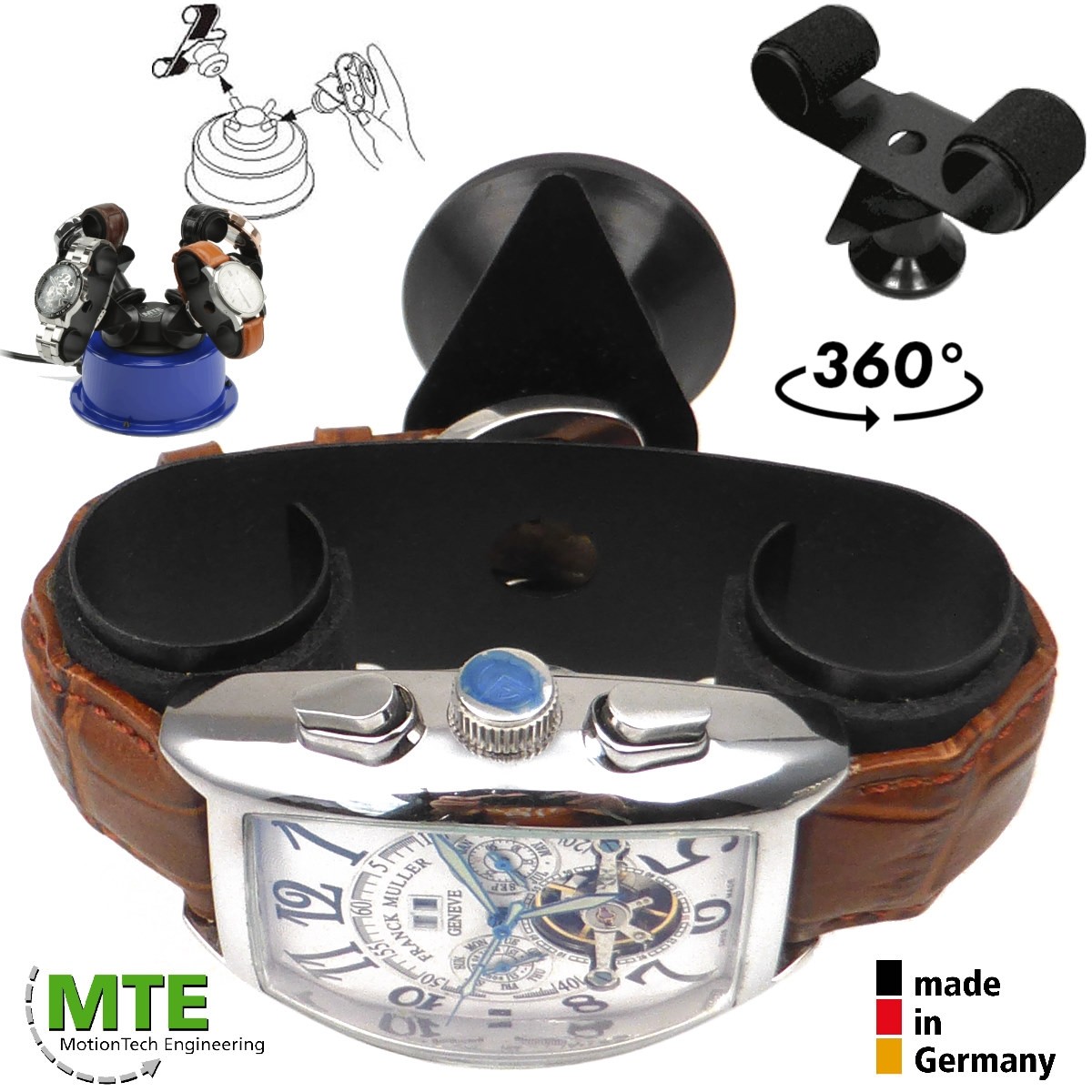 Testeur Automatique Pour Montre – Remontoir Détecteur Vert Aluminium