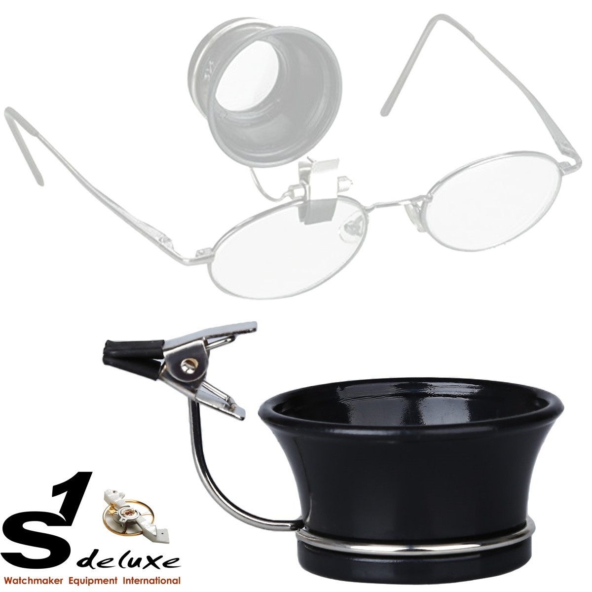 Clip Loupe De Relevage Pour Lunettes Hi Power - Grossissement 20-25x