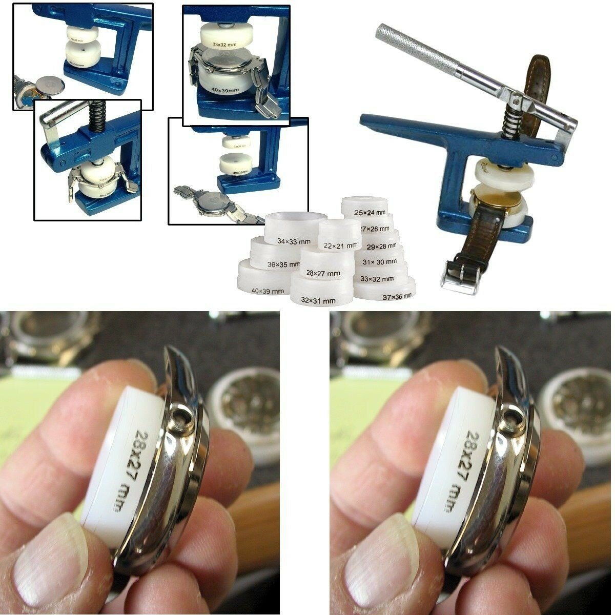 Lot De 2 Clés De Remontage Pour Horloges Mécaniques – En Acier, Taille 4,4 Mm – Pour Pendules, Horloges Murales, Réparation Anciennes - 6