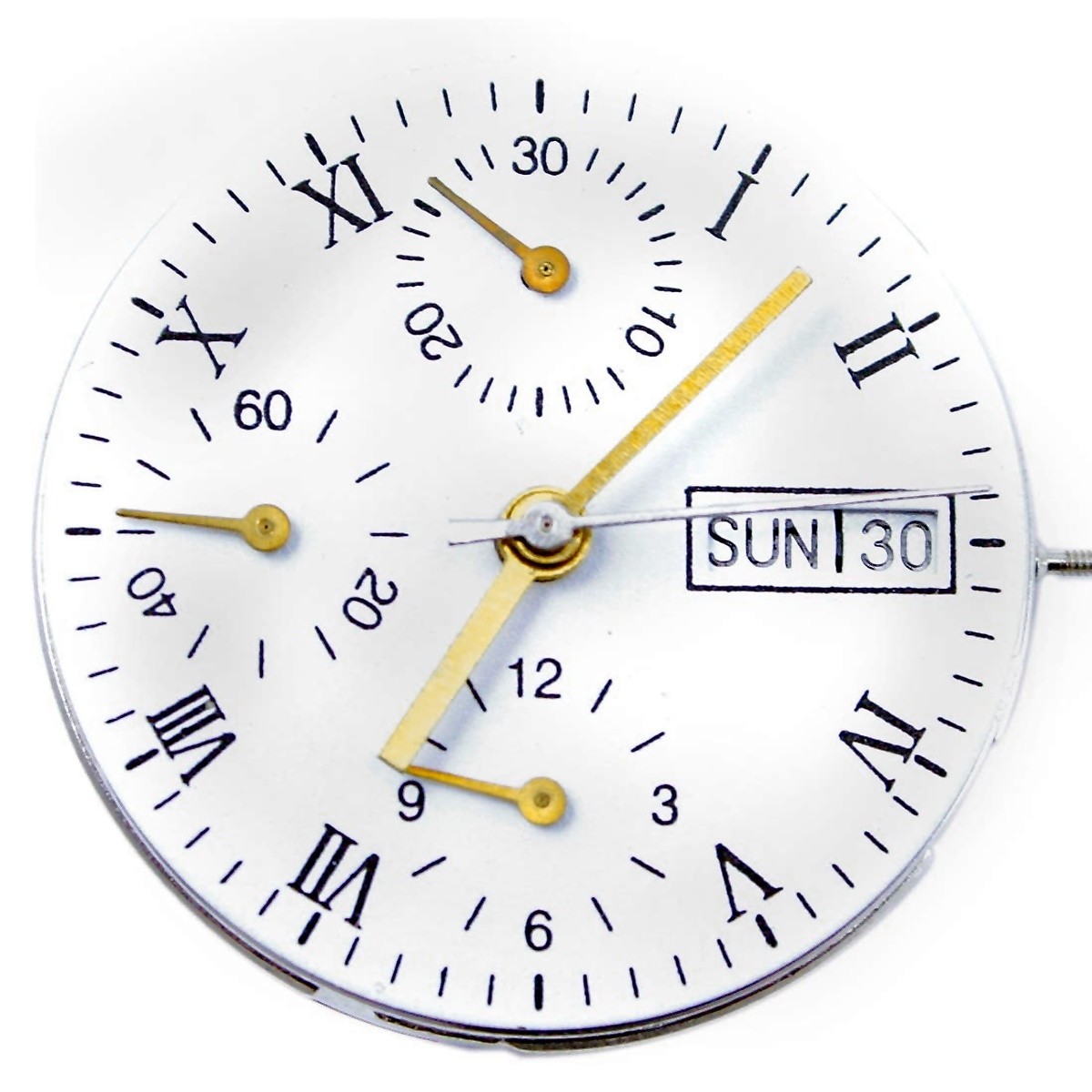Mouvement de chronographe automatique 3LZF2 7750 Mouvements