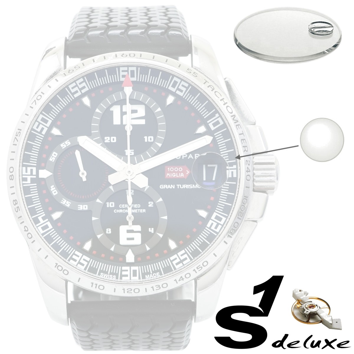 5pcs 37/38 / 39mm Rondes Pièces De Rechange En Verre De Lentille En Cristal De Montre Plate Pour La Réparation D'horloger Optique De Rechange Pour Montre (39mm