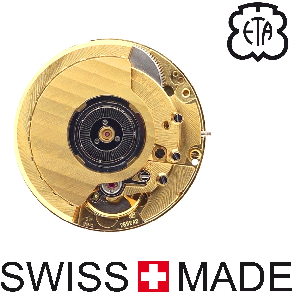 Mouvement montre automatique ETA 2892 2 plaque or Acheter un mouvement ETA d origine
