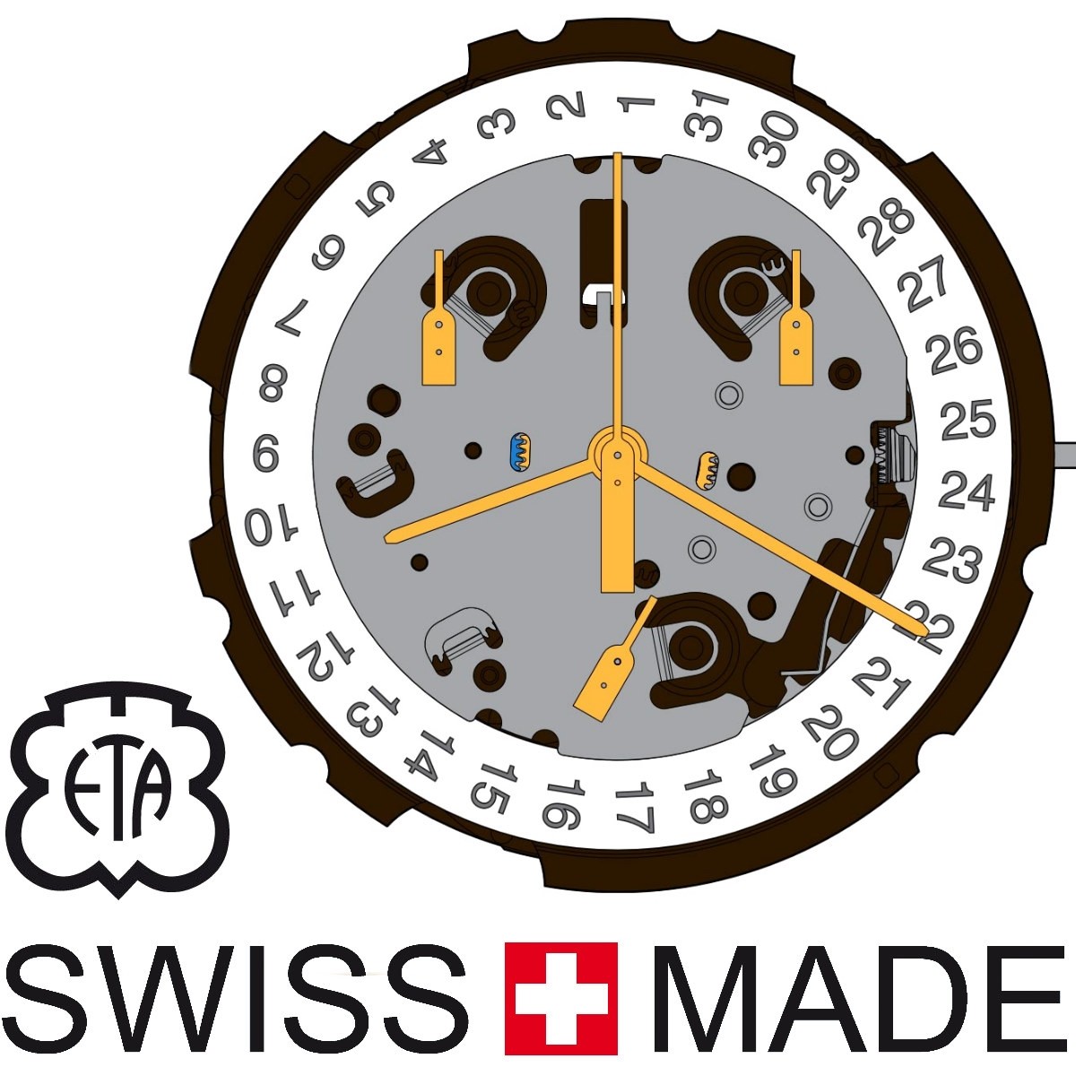 Eta chronograph on sale
