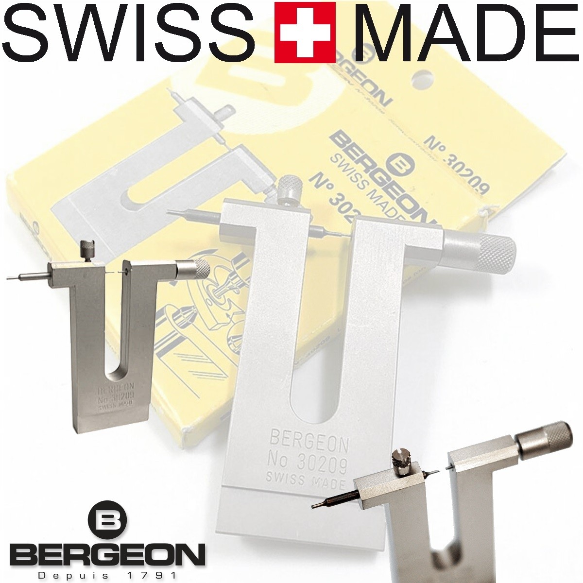 Bergeon 6899-060 Tournevis Ergonomique Suisse Pour Horlogers 0,60 Mm Vis - HS306