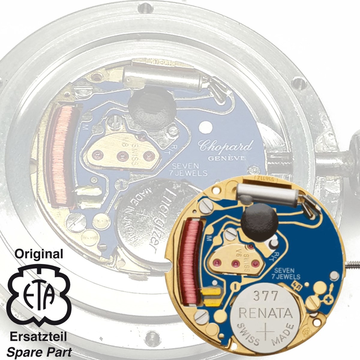 Mouvement de montre quartz ETA 956.112 Remplacez vous meme le mouvement a quartz