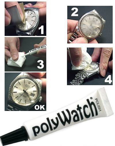Polywatch enlever facilement une rayure sur montre plastique