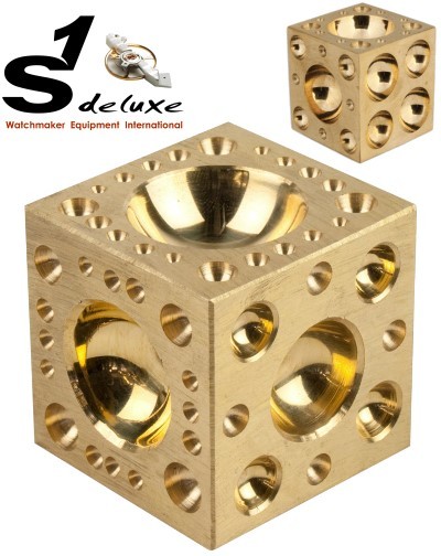 Dé à emboutir pour bijoutier en bronze 1.0 Inch ou 2,54cm
