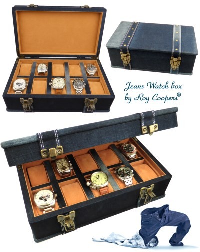 Boîte pour rangement 10 montres COOPERS JEANS