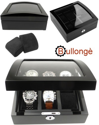 Luxueux coffret 6 montres CASABLANCA SIX PIANO by BULLONGÈ