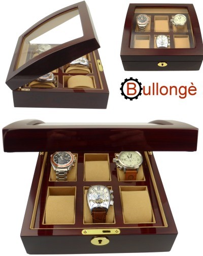 Luxueux coffret 6 montres CASABLANCA SIX ROSE by BULLONGÈ