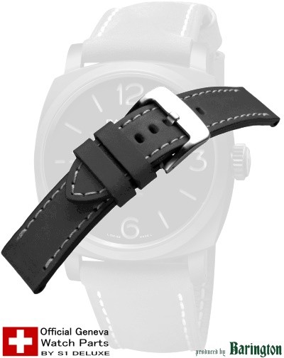 Bracelet de montre cuir ROYAL AERONAUTICAL 20 noir
