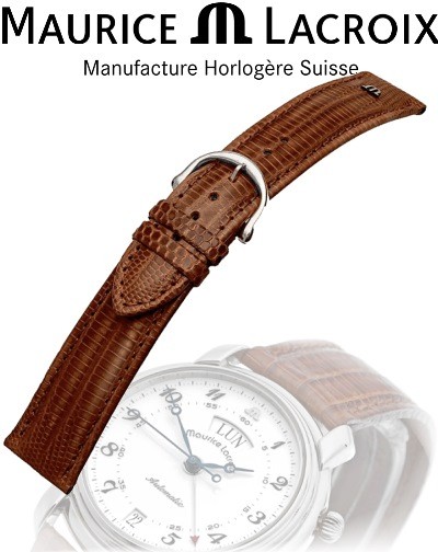 Bracelet de montre MAURICE LACROIX TEJU 20 cognac inox