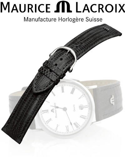 Bracelet de montre MAURICE LACROIX TEJU 20 noir inox