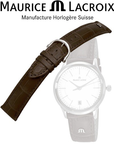 Bracelet de montre MAURICE LACROIX LOISIANA brun/inox 14