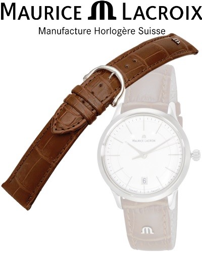 Bracelet montre MAURICE LACROIX LOISIANA cognac/inox 16