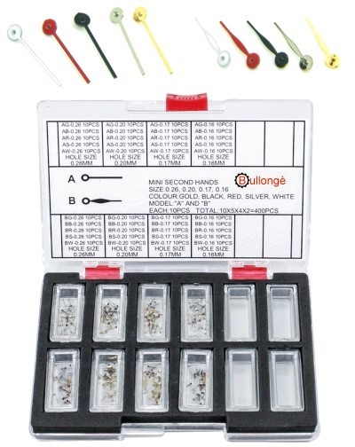 400 aiguilles petites secondes pour chronographes