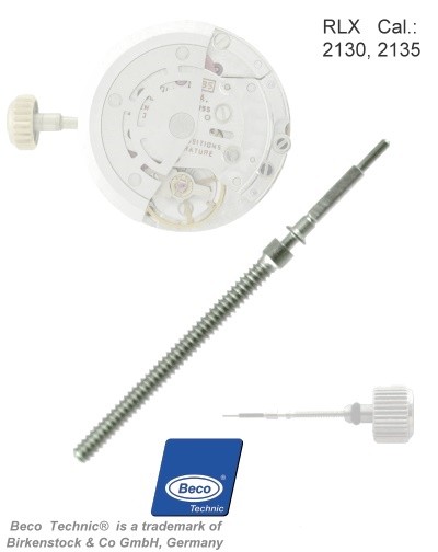 Tige de remontoir pour RLX 2130 et 2135