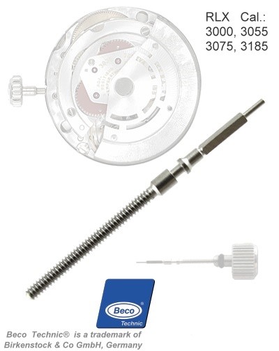 Tige de remontoir pour RLX 3000, 3030, 3035, 3055 etc.