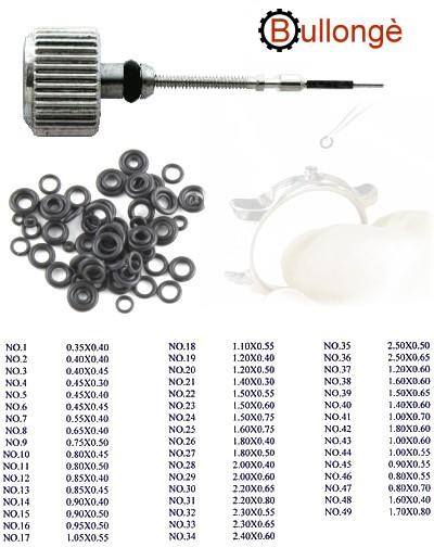 Grand kit Mini-joints ronds pour couronnes montres