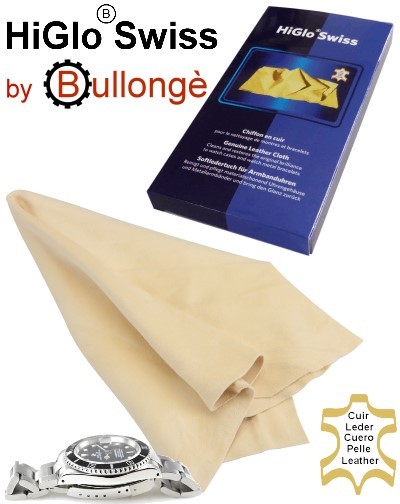 Chiffon d'entretien HiGloSwiss L-SOFT pour montres