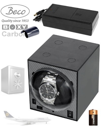 Remontoir montre de BECO BOXY MOBIL FLEX CARBON allemand