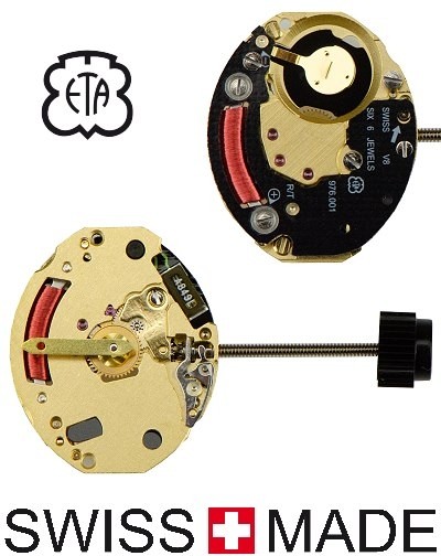 Mouvement a quartz ETA 976.001 pour montre Remplacez vous meme le mouvement a quartz