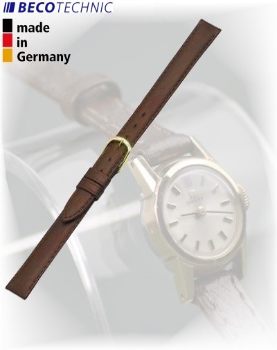 Beco Technic POLO G bracelet de montre cuir brun 10mm
