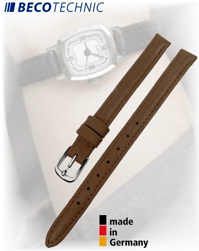 Beco Technic POLO S bracelet de montre cuir brun 8mm