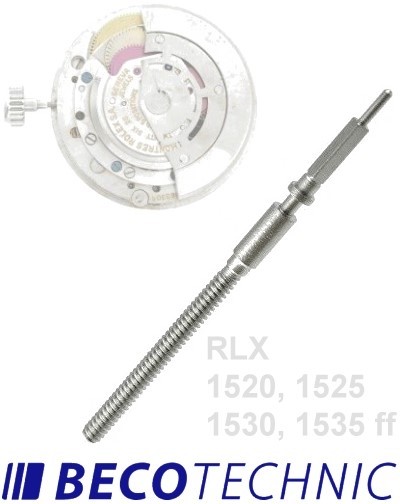 Tige de remontoir pour RLX 1520, 1525, 1530, 1535-56