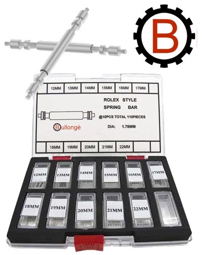 Barrettes à ressort en acier inoxydable pour Rolex et Tudor