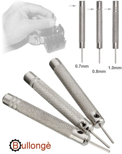3 outils chasse goupille HIGH TECH Outils pour bracelet montres