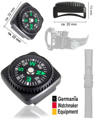 Mini Boussole pour bracelet montre NAV1
