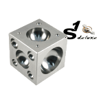Dé à emboutir cubique en acier 2.0 x 2.0 Inch (5,1 cm)